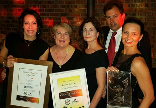 2017 EXPORTER OF THE YEAR WINNER - Press Release | Environ Skin Care
