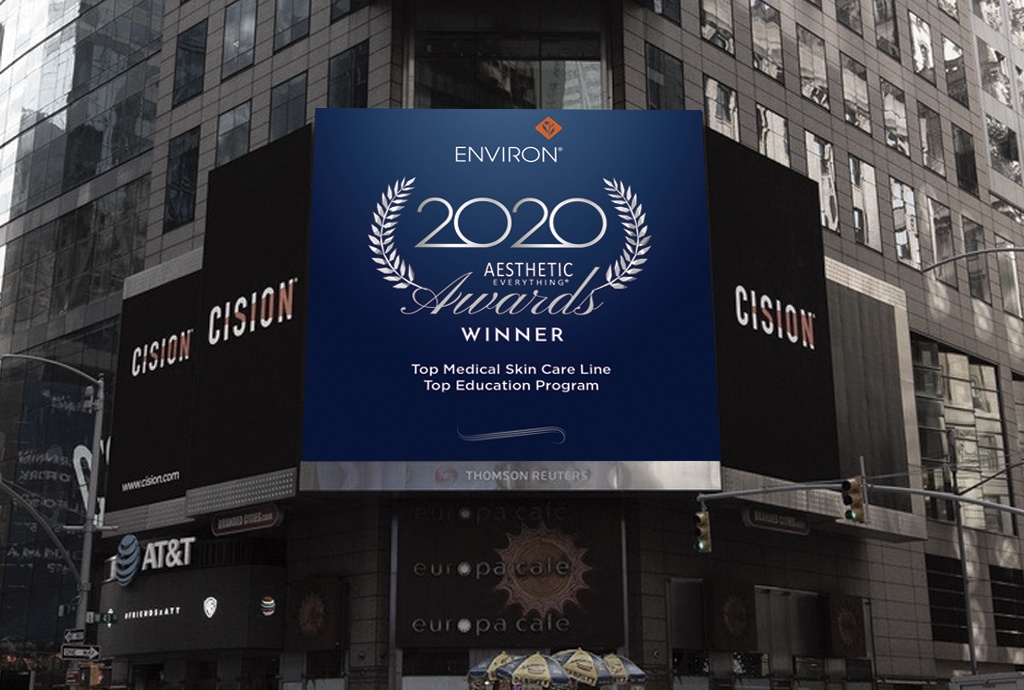Environ displayed at timesquare