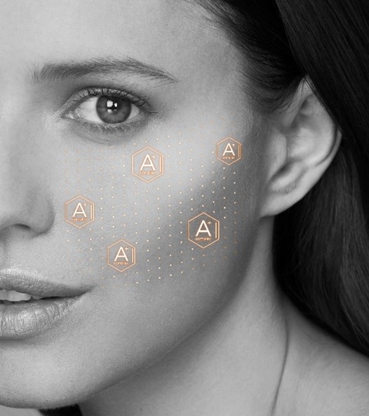 Black and white image of a woman