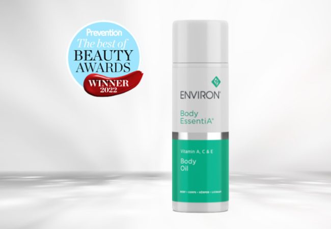 Environ's body oil beauty awards winner